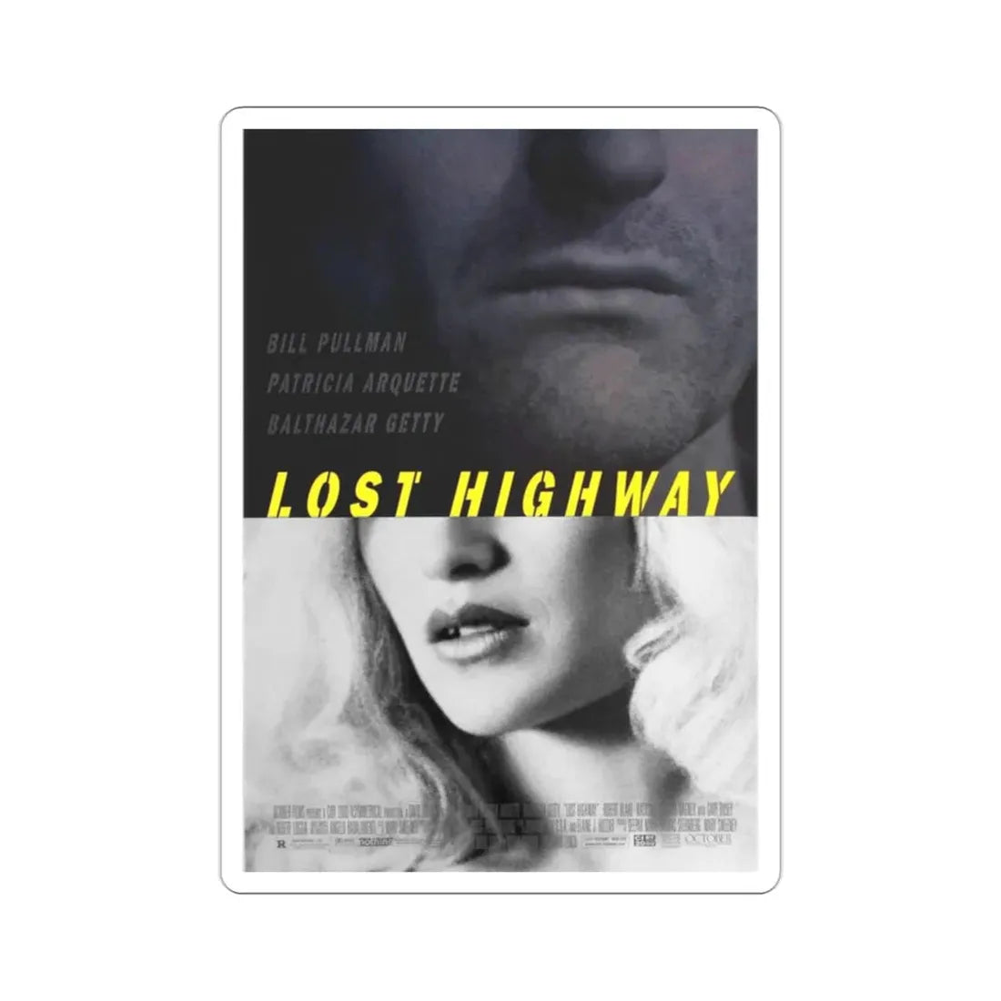 Lost Highway 1997 Movie Poster STICKER Vinyl Die-Cut Decal - The Sticker Space