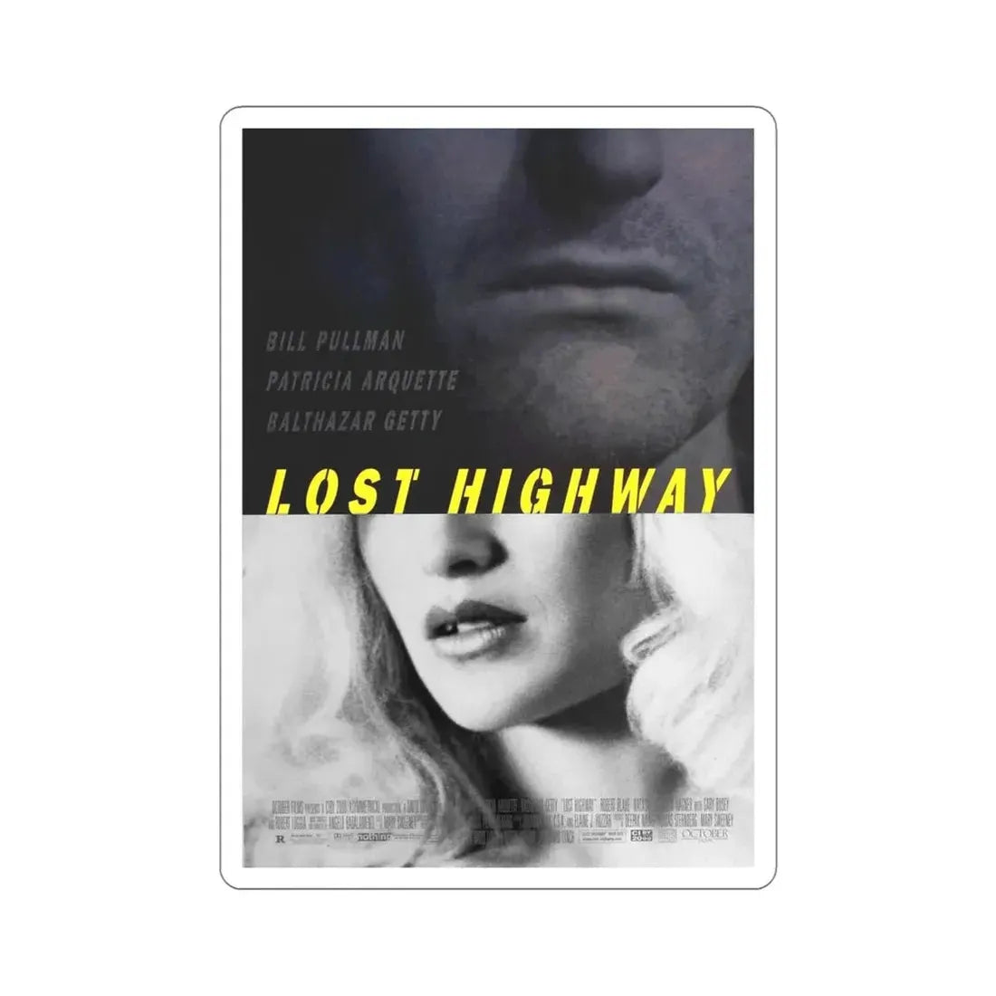 Lost Highway 1997 Movie Poster STICKER Vinyl Die-Cut Decal - The Sticker Space