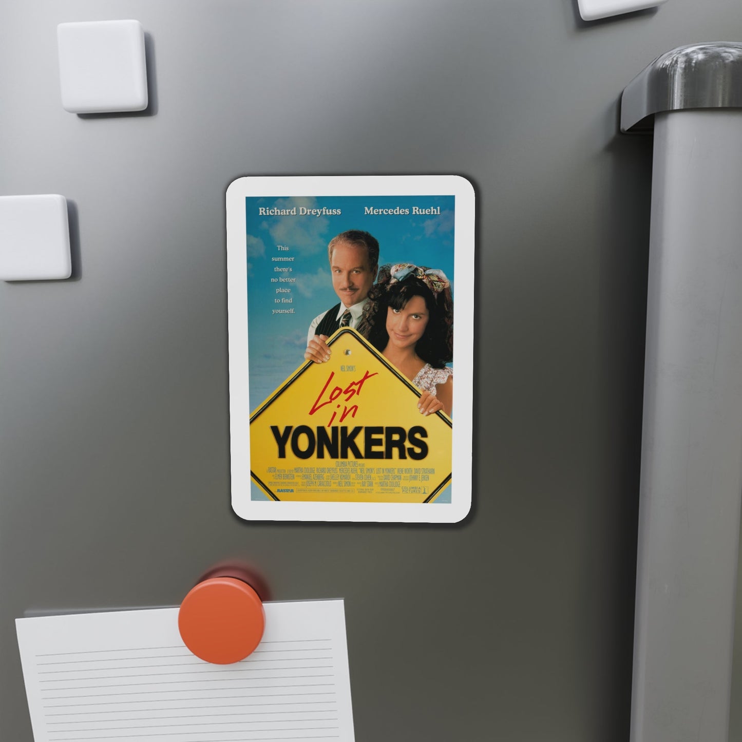 Lost in Yonkers 1993 Movie Poster Die-Cut Magnet-The Sticker Space