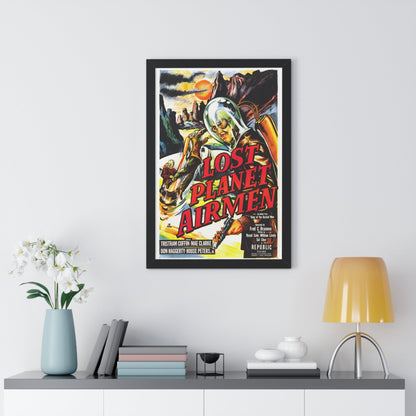 LOST PLANET AIRMEN 1951 - Framed Movie Poster-The Sticker Space