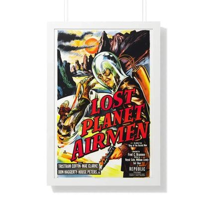 LOST PLANET AIRMEN 1951 - Framed Movie Poster - The Sticker Space