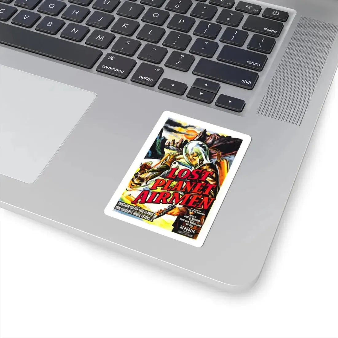 LOST PLANET AIRMEN 1951 Movie Poster - STICKER Vinyl Kiss-Cut Decal - The Sticker Space