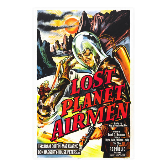 LOST PLANET AIRMEN 1951 - Paper Movie Poster-24″ x 36″ (Vertical)-The Sticker Space