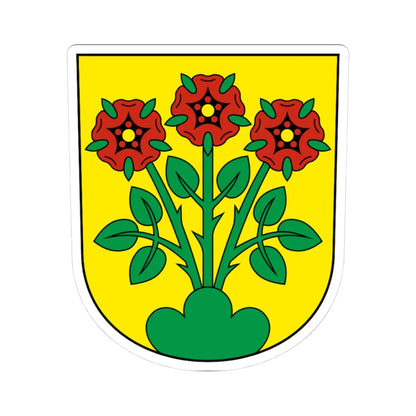 Lostorf-blazon (Switzerland) (Coat of Arms) STICKER Vinyl Kiss-Cut Decal 3 Inch White - The Sticker Space