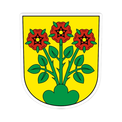 Lostorf-blazon (Switzerland) (Coat of Arms) STICKER Vinyl Kiss-Cut Decal 4 Inch White - The Sticker Space