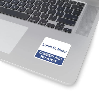 Louie B Nunn Cumberland Parkway (Kentucky) (Road Sign) STICKER Vinyl Kiss-Cut Decal - The Sticker Space