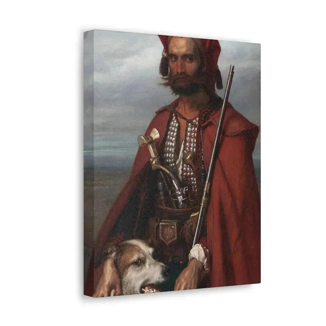 Louis Gallet (1810-1887) Sentinel, the Croat 1854 - Canvas Wall Art - The Sticker Space