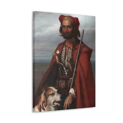 Louis Gallet (1810-1887) Sentinel, the Croat 1854 - Canvas Wall Art - The Sticker Space