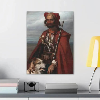 Louis Gallet (1810-1887) Sentinel, the Croat 1854 - Canvas Wall Art - The Sticker Space