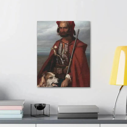 Louis Gallet (1810-1887) Sentinel, the Croat 1854 - Canvas Wall Art - The Sticker Space