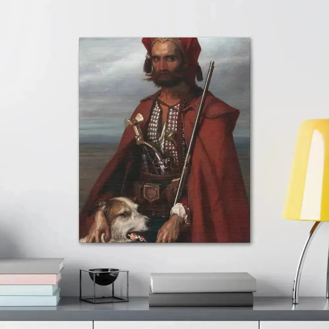 Louis Gallet (1810-1887) Sentinel, the Croat 1854 - Canvas Wall Art - The Sticker Space