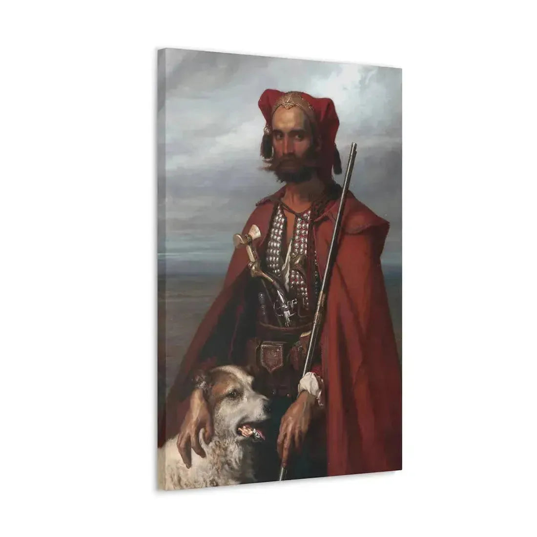 Louis Gallet (1810-1887) Sentinel, the Croat 1854 - Canvas Wall Art - The Sticker Space