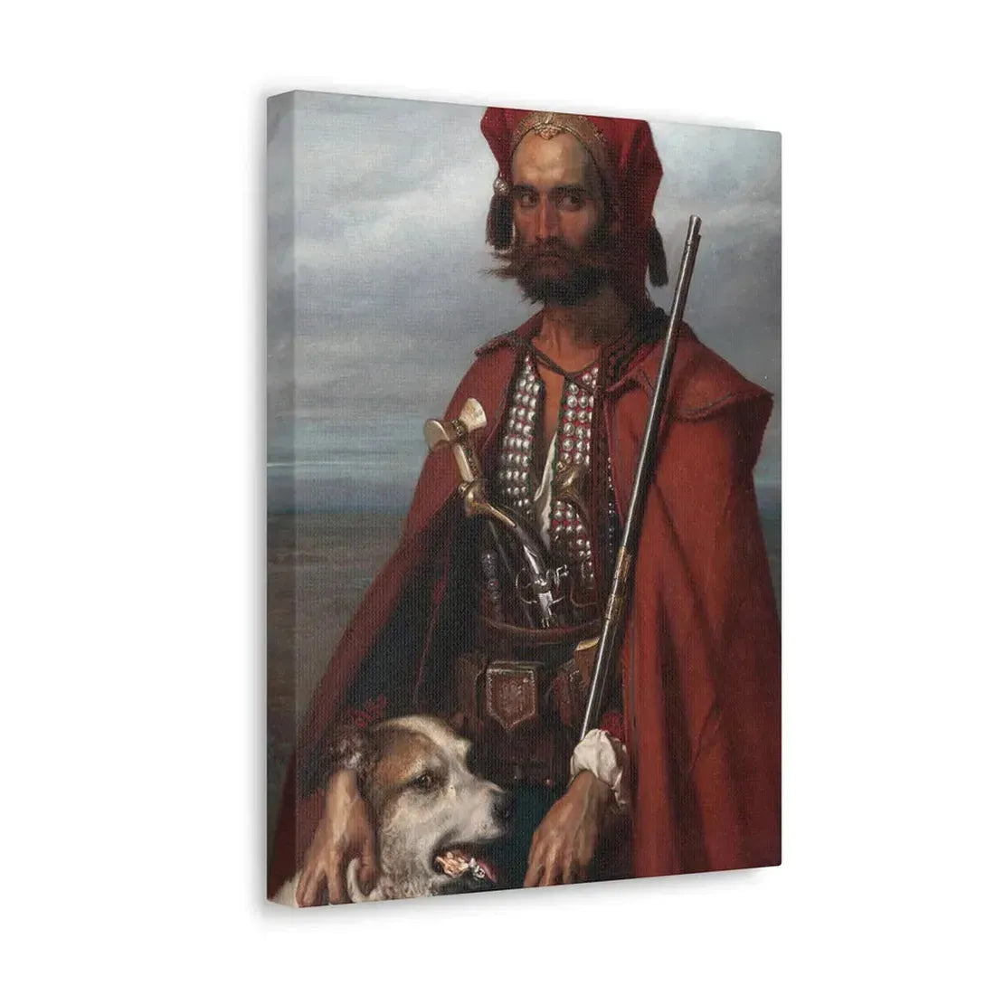 Louis Gallet (1810-1887) Sentinel, the Croat 1854 - Canvas Wall Art - The Sticker Space