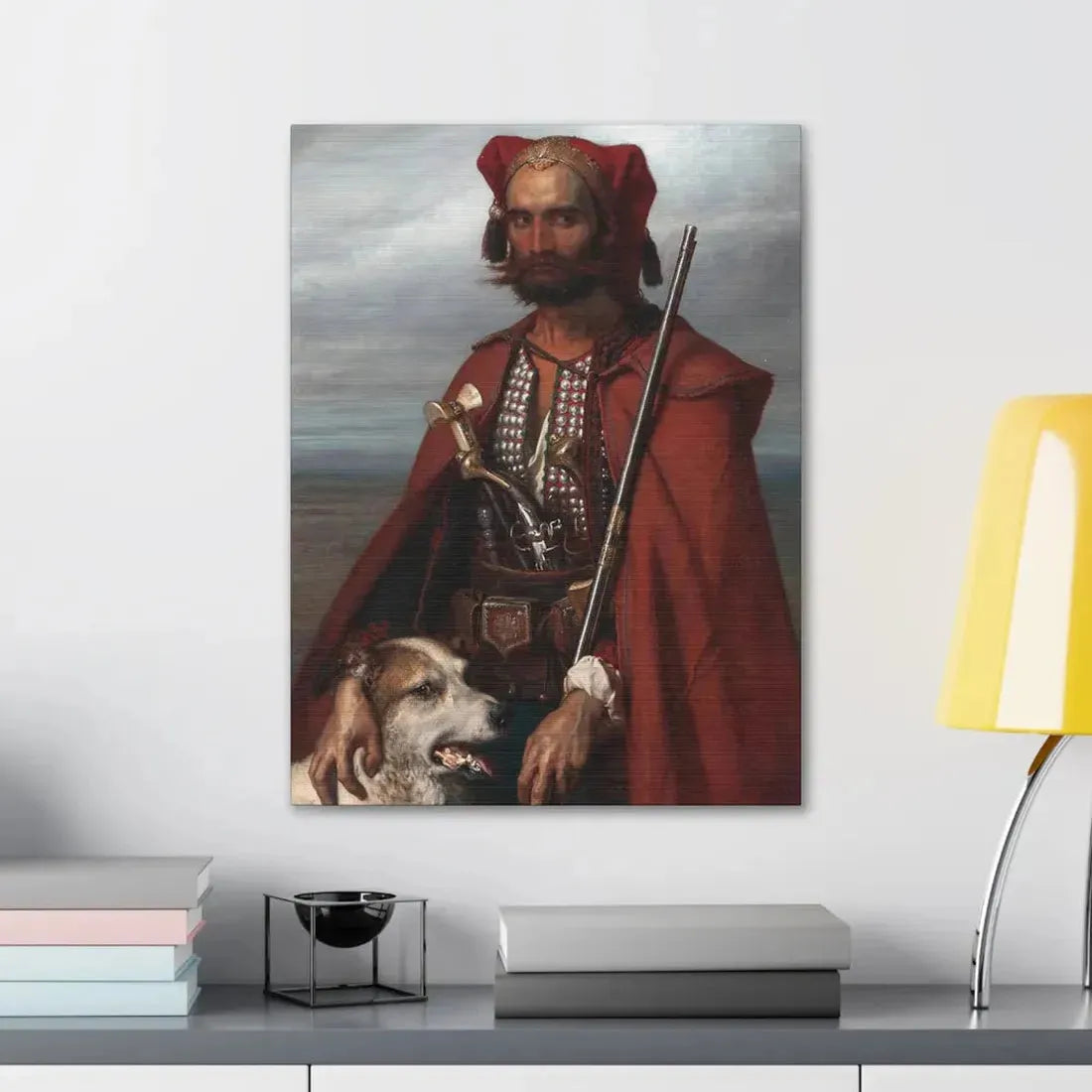 Louis Gallet (1810-1887) Sentinel, the Croat 1854 - Canvas Wall Art - The Sticker Space