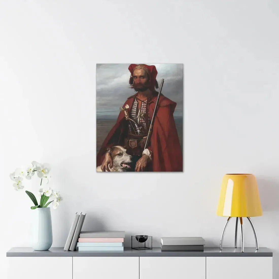 Louis Gallet (1810-1887) Sentinel, the Croat 1854 - Canvas Wall Art - The Sticker Space