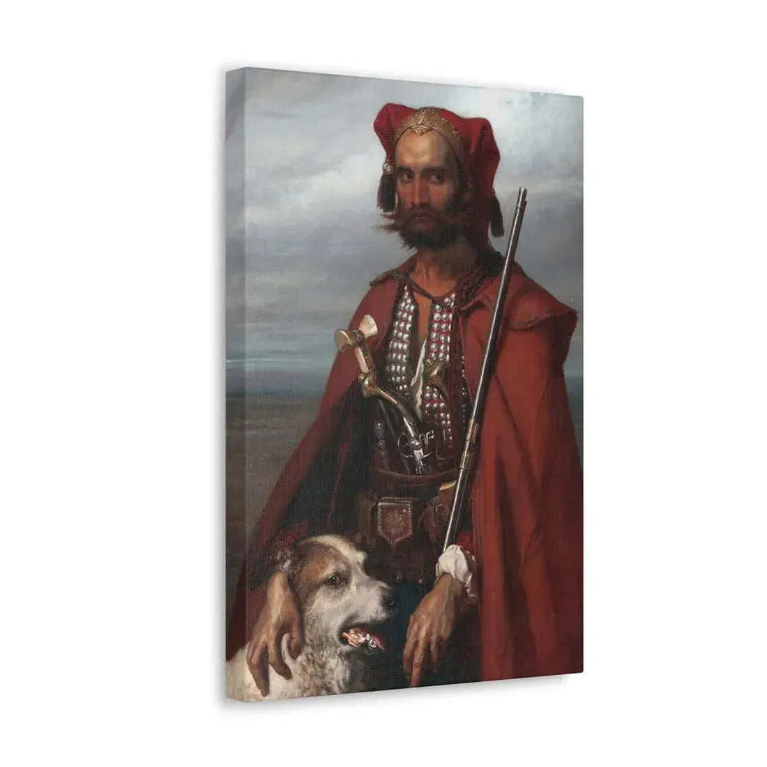 Louis Gallet (1810-1887) Sentinel, the Croat 1854 - Canvas Wall Art - The Sticker Space