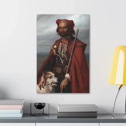 Louis Gallet (1810-1887) Sentinel, the Croat 1854 - Canvas Wall Art - The Sticker Space