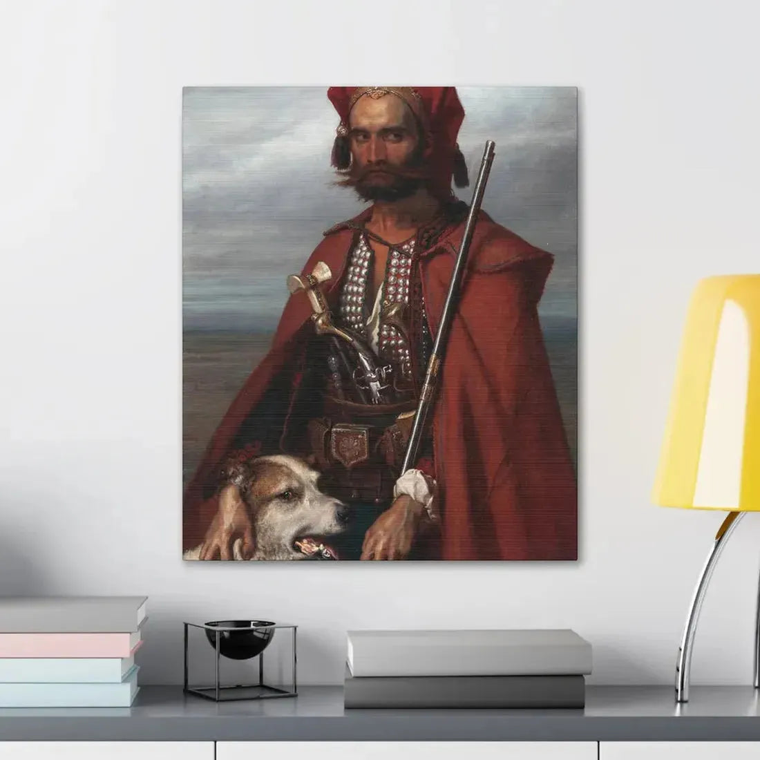 Louis Gallet (1810-1887) Sentinel, the Croat 1854 - Canvas Wall Art - The Sticker Space