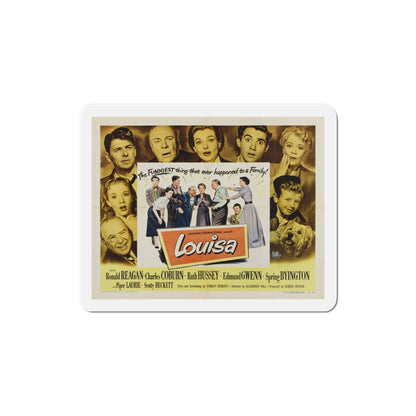 Louisa 1950 v2 Movie Poster Die-Cut Magnet-3 Inch-The Sticker Space