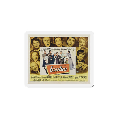 Louisa 1950 v2 Movie Poster Die-Cut Magnet-6 Inch-The Sticker Space