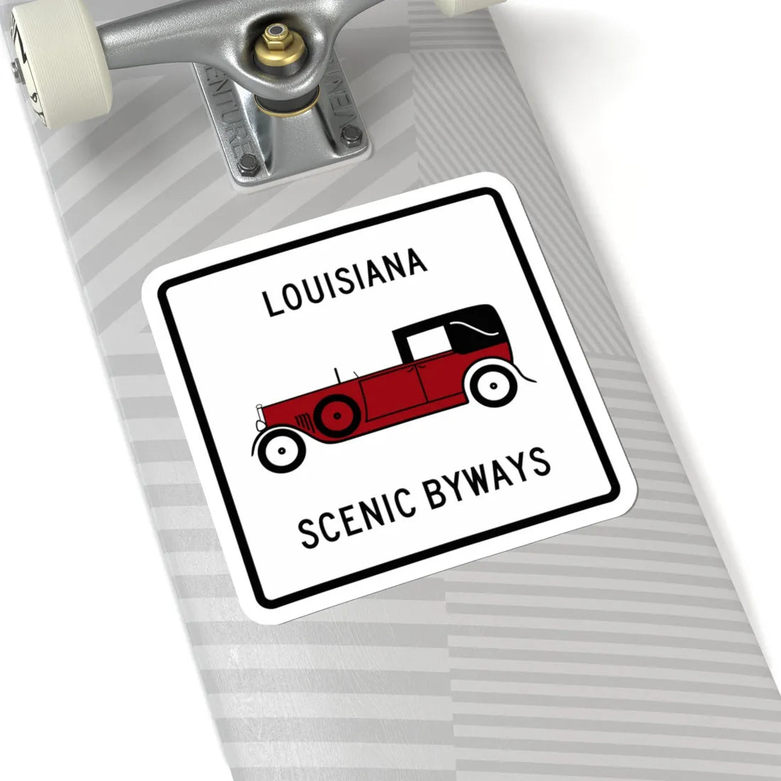 Louisiana-Scenic-Byways (Louisiana) (Road Sign) STICKER Vinyl Kiss-Cut Decal - The Sticker Space