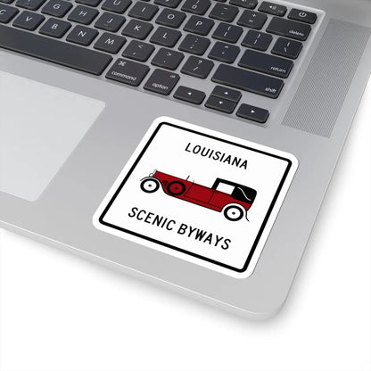 Louisiana-Scenic-Byways (Louisiana) (Road Sign) STICKER Vinyl Kiss-Cut Decal - The Sticker Space