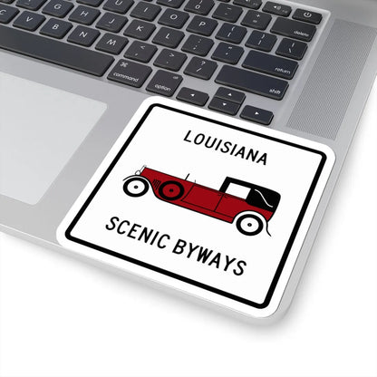 Louisiana-Scenic-Byways (Louisiana) (Road Sign) STICKER Vinyl Kiss-Cut Decal - The Sticker Space