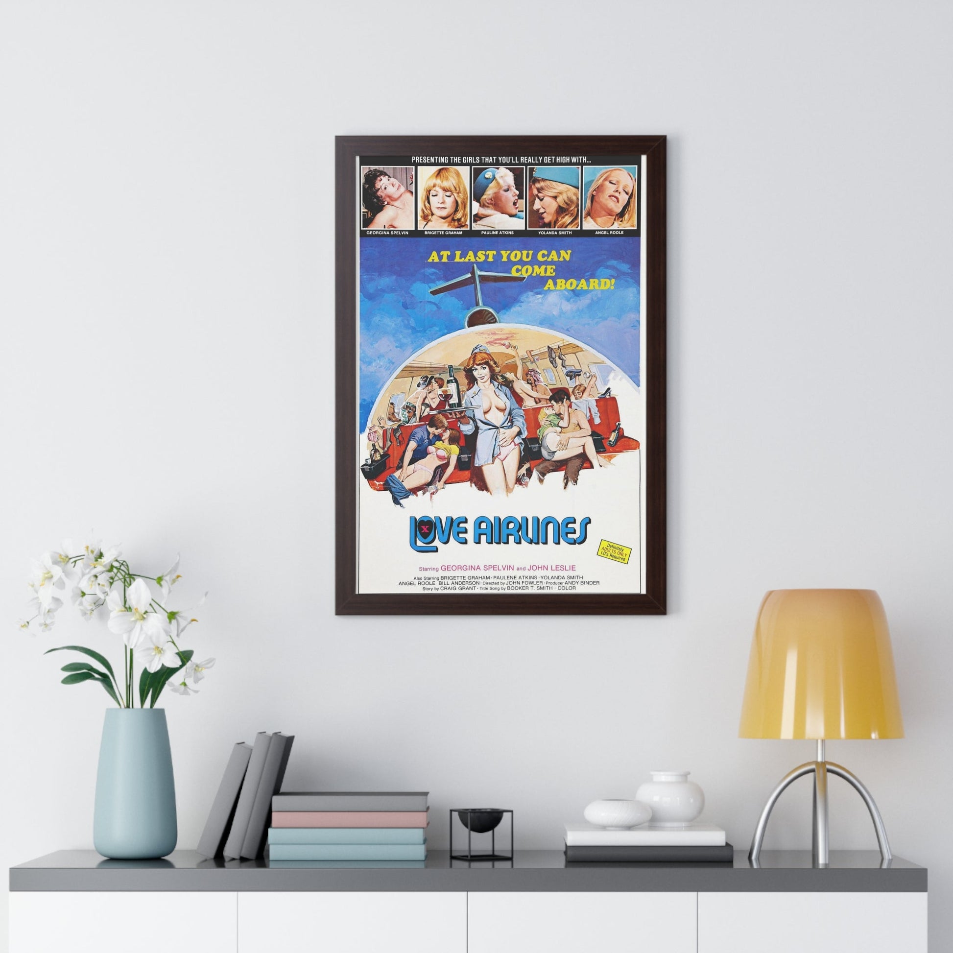 LOVE AIRLINES 1978 - Framed Movie Poster-The Sticker Space