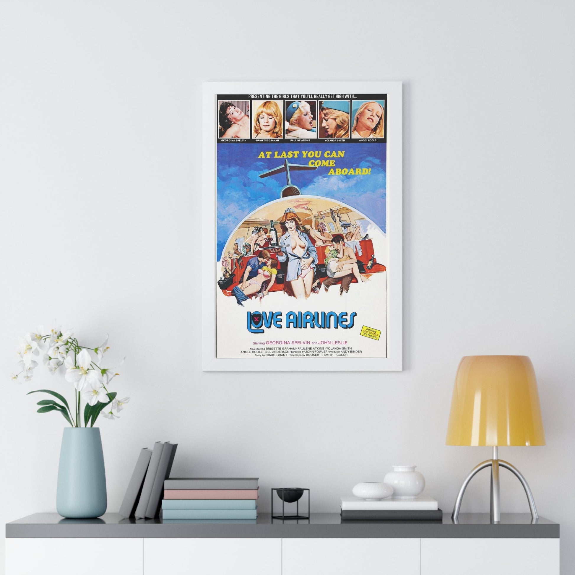 LOVE AIRLINES 1978 - Framed Movie Poster-The Sticker Space