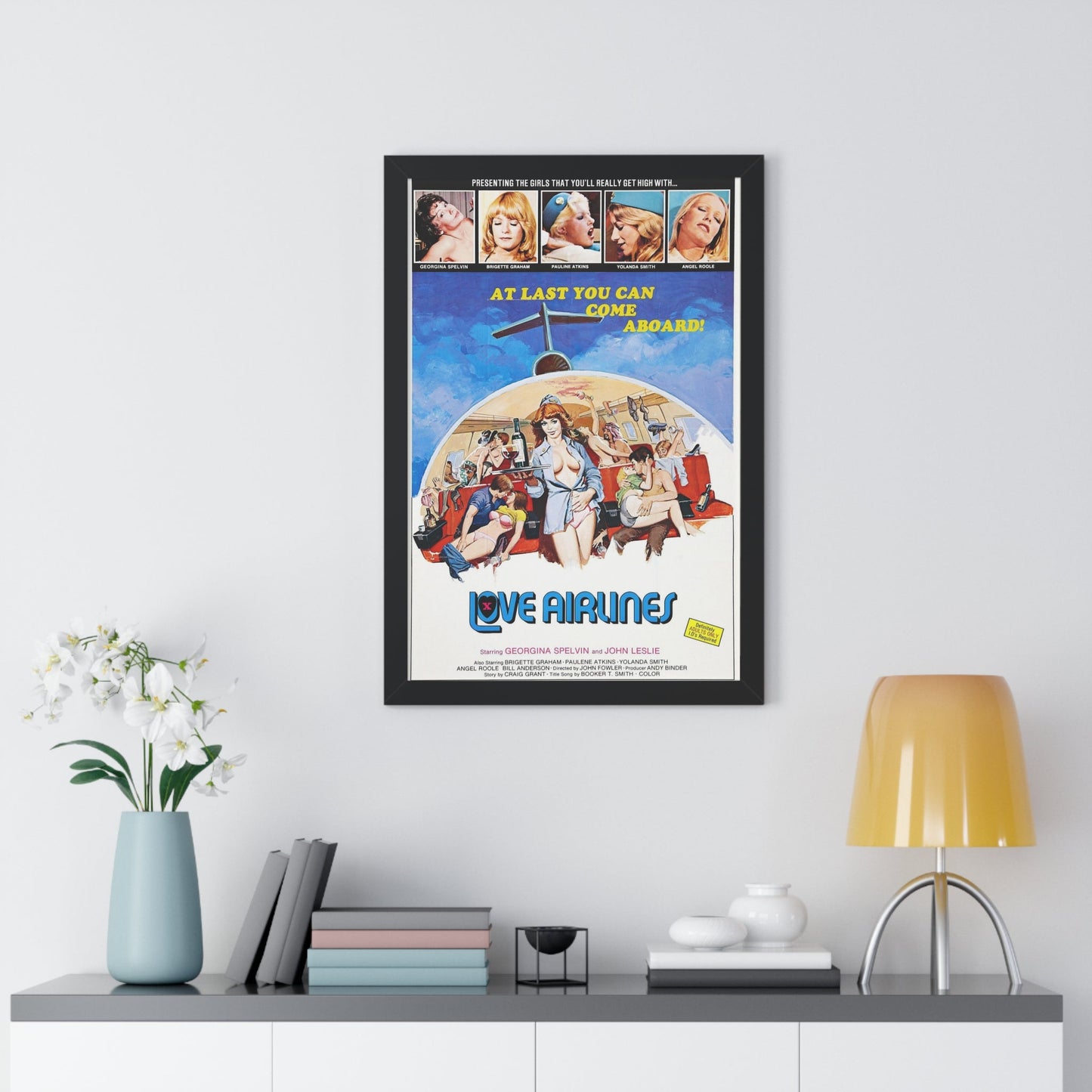 LOVE AIRLINES 1978 - Framed Movie Poster-The Sticker Space