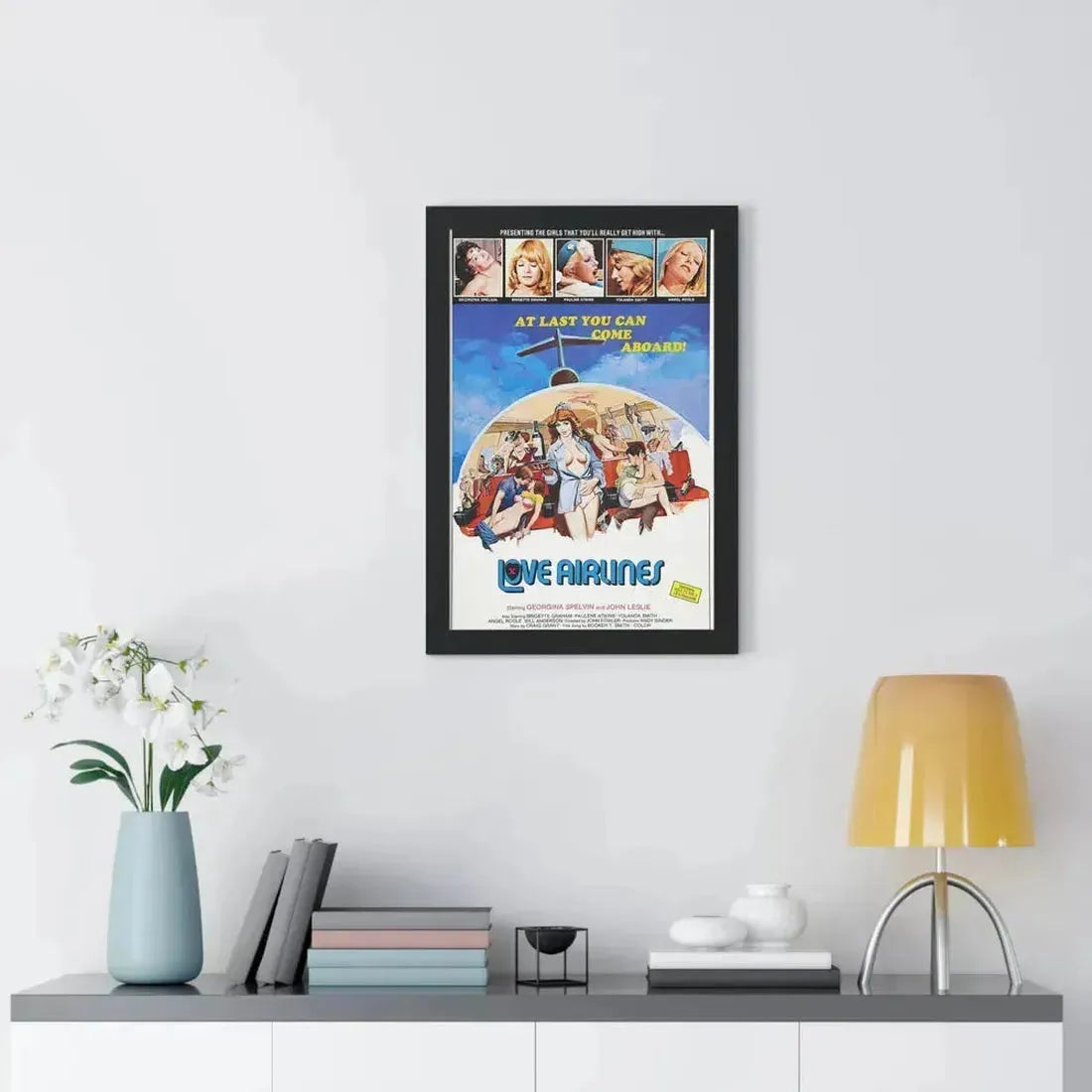 LOVE AIRLINES 1978 - Framed Movie Poster - The Sticker Space