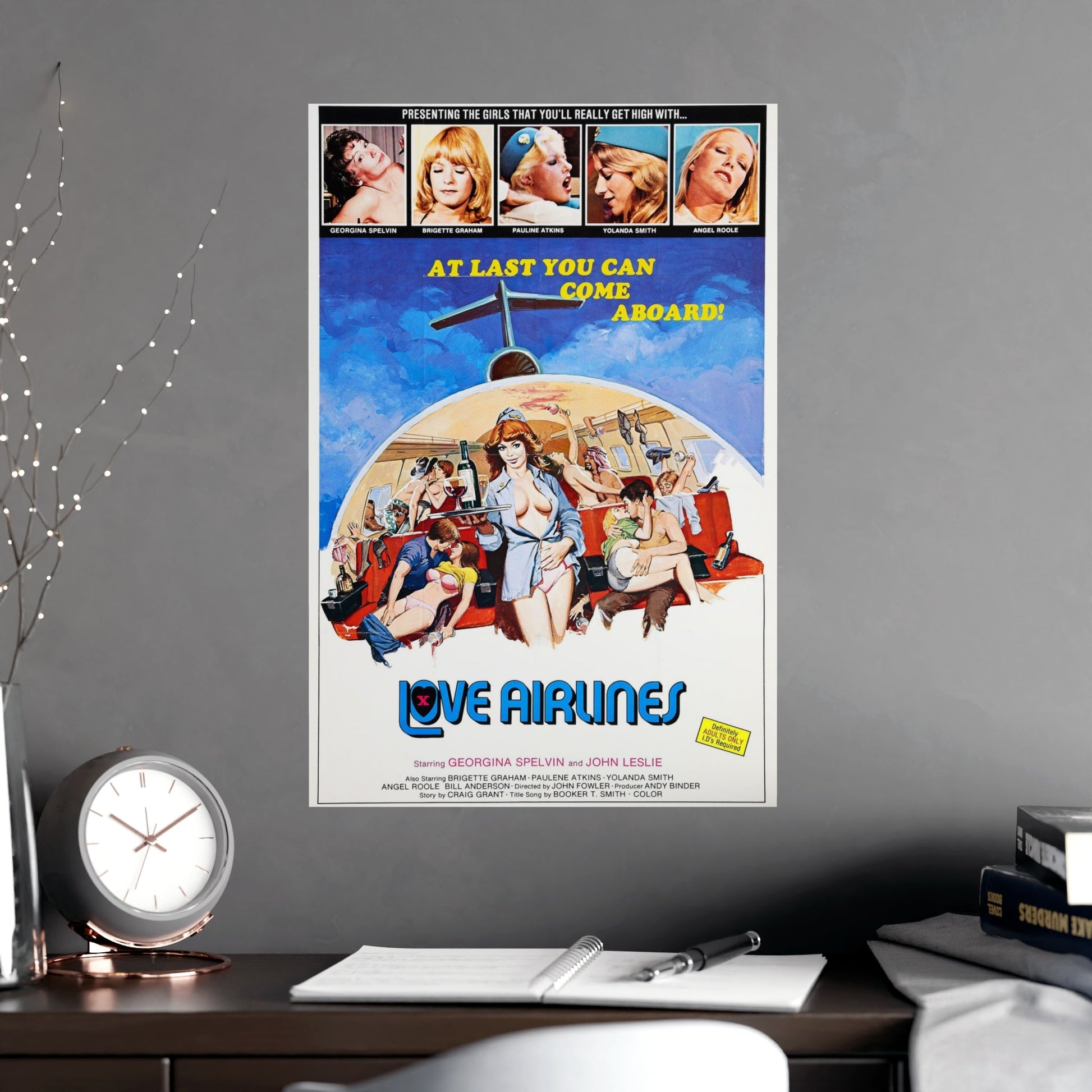 LOVE AIRLINES 1978 - Paper Movie Poster-The Sticker Space