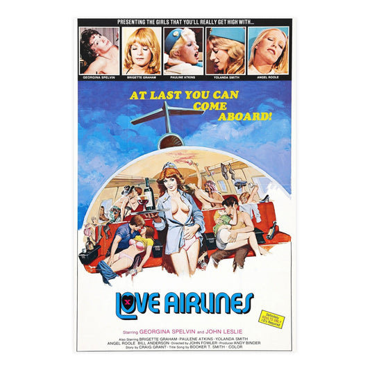 LOVE AIRLINES 1978 - Paper Movie Poster-24″ x 36″ (Vertical)-The Sticker Space