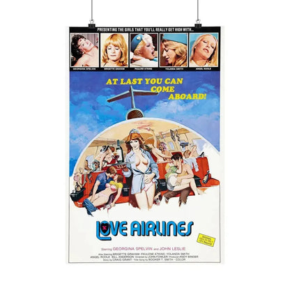 LOVE AIRLINES 1978 - Paper Movie Poster - The Sticker Space