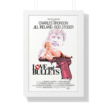 LOVE AND BULLETS 1979 - Framed Movie Poster-16″ x 24″-The Sticker Space