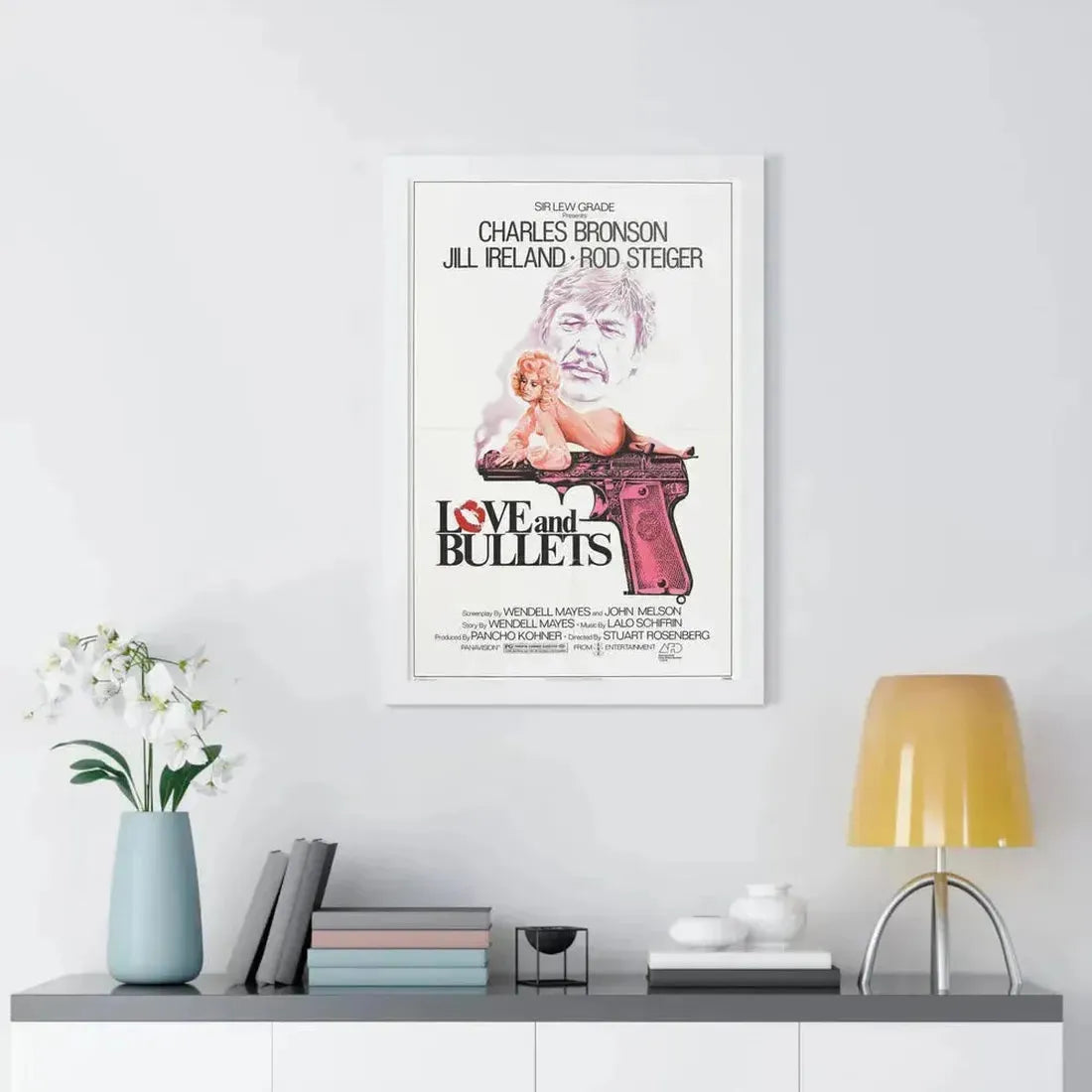 LOVE AND BULLETS 1979 - Framed Movie Poster - The Sticker Space