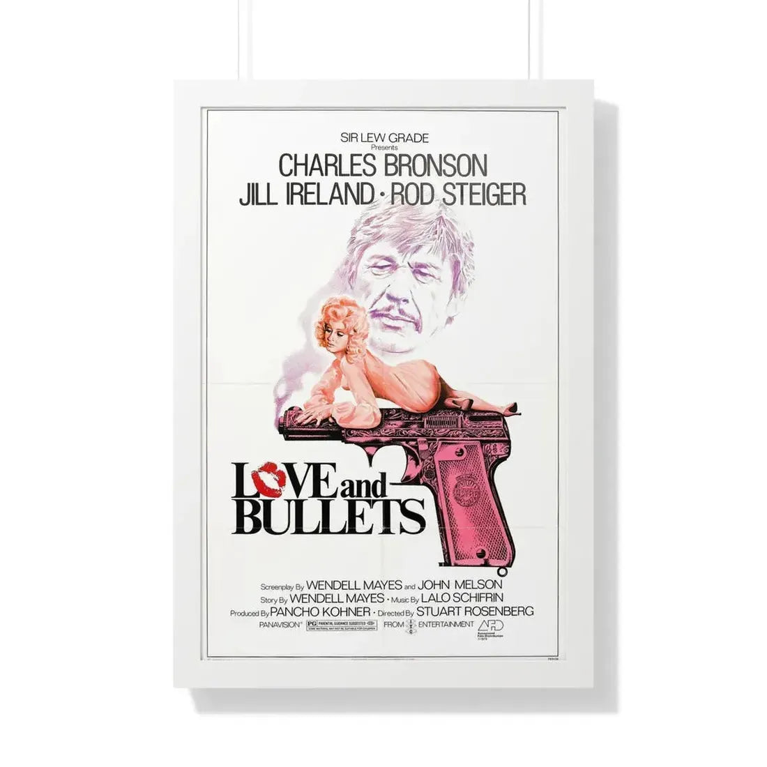LOVE AND BULLETS 1979 - Framed Movie Poster - The Sticker Space