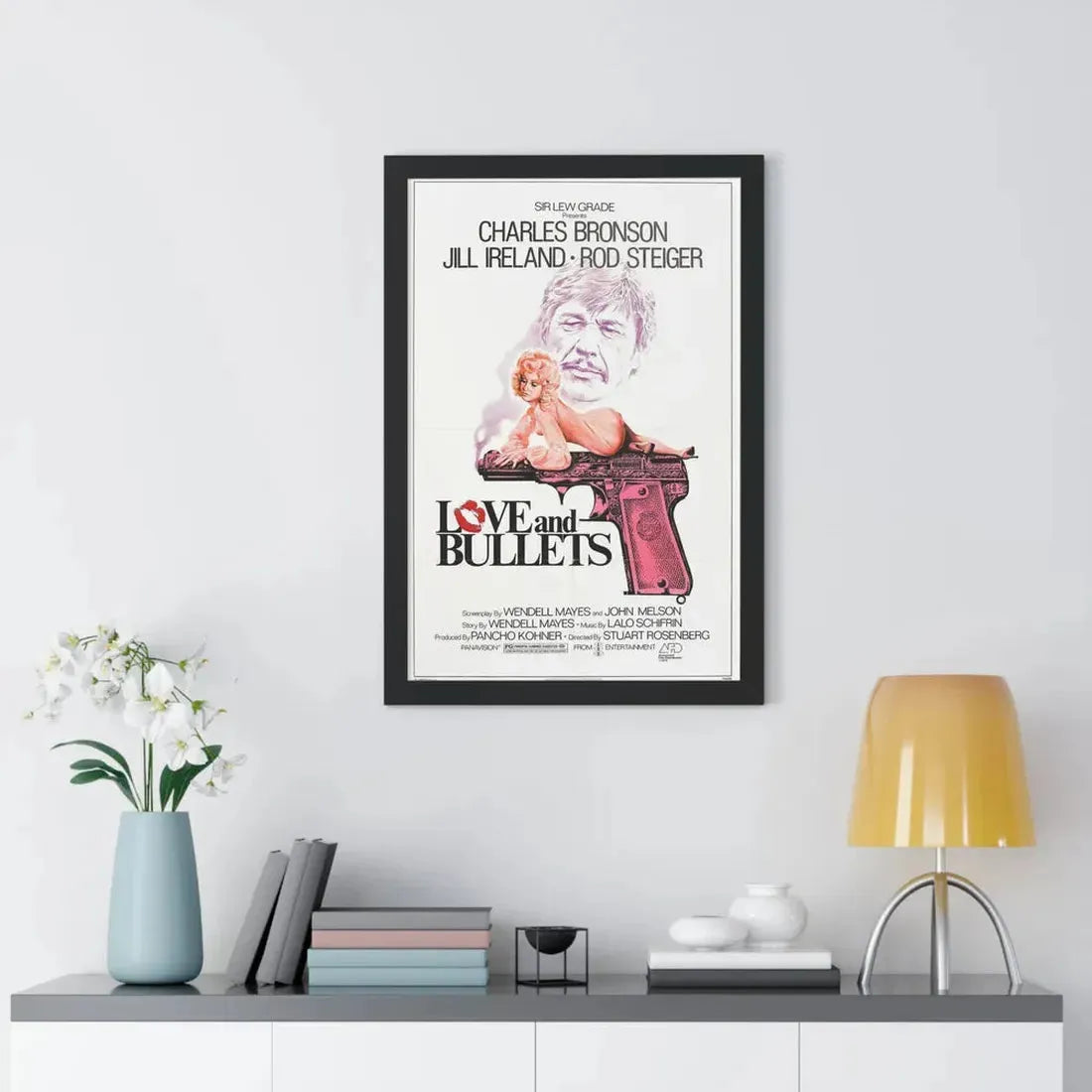LOVE AND BULLETS 1979 - Framed Movie Poster - The Sticker Space