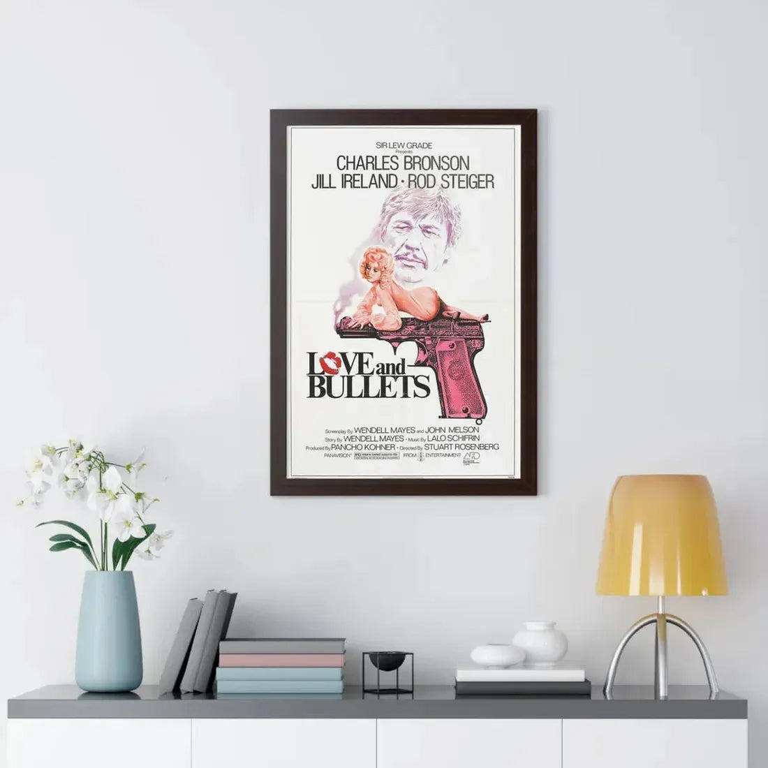 LOVE AND BULLETS 1979 - Framed Movie Poster - The Sticker Space