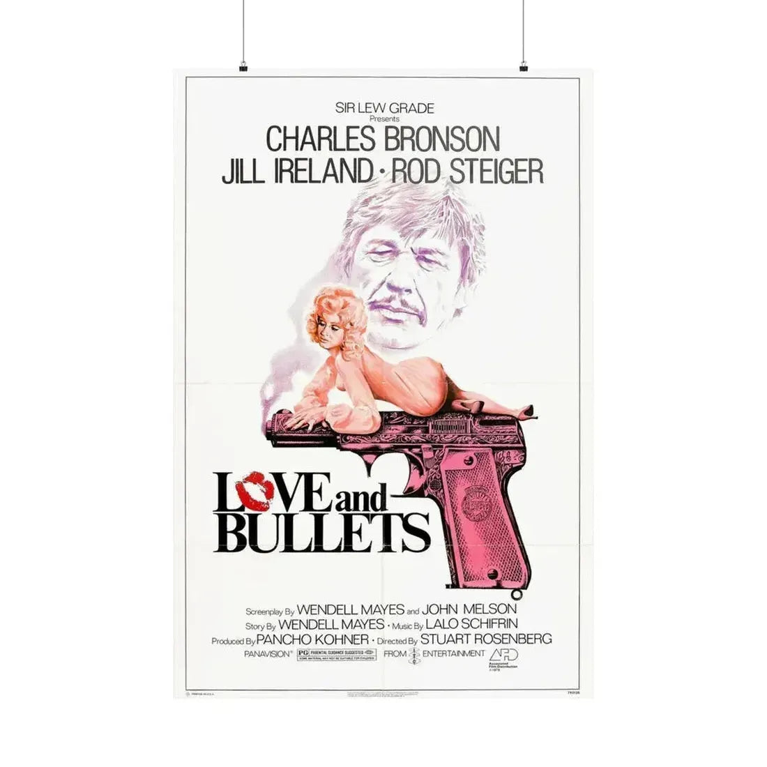 LOVE AND BULLETS 1979 - Paper Movie Poster 36" x 54" Matte - The Sticker Space