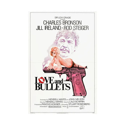 LOVE AND BULLETS 1979 - Paper Movie Poster - The Sticker Space