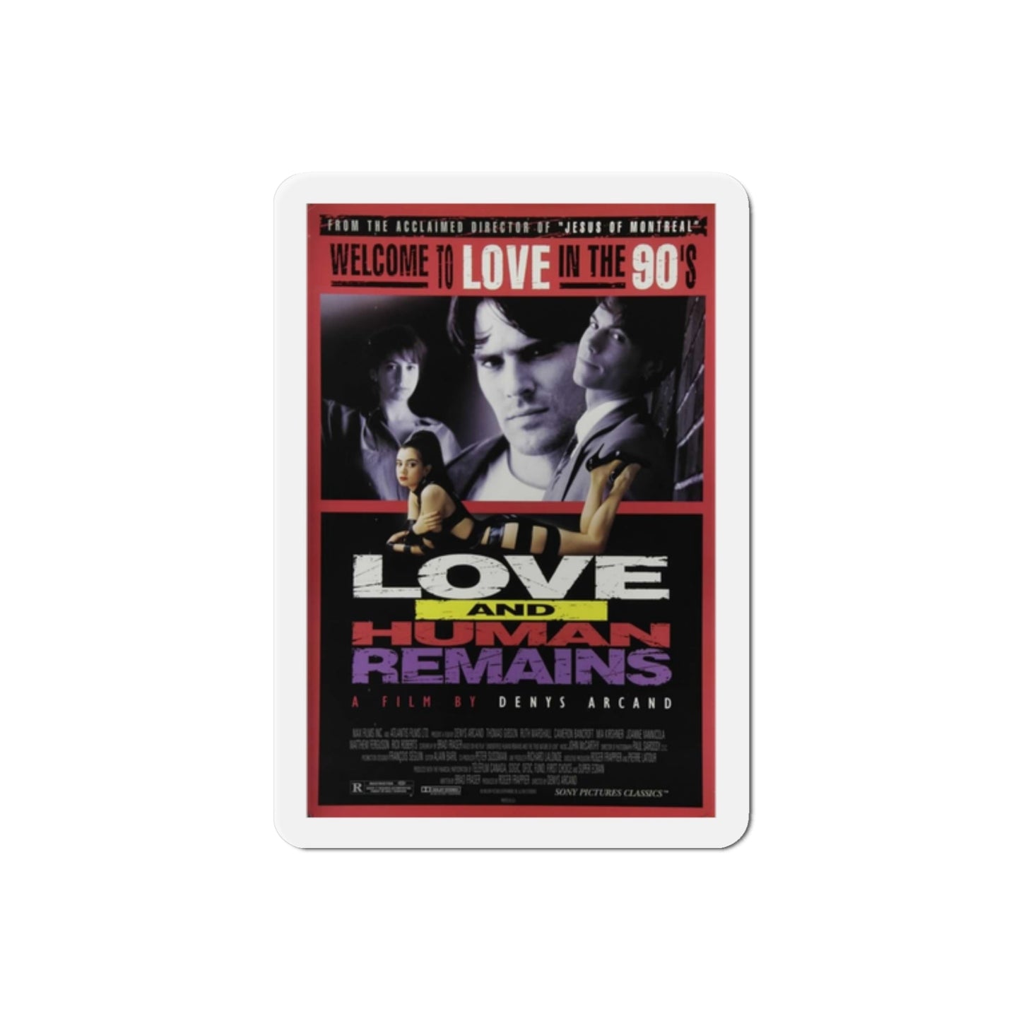 Love And Human Remains 1995 Movie Poster Die-Cut Magnet-2" x 2"-The Sticker Space