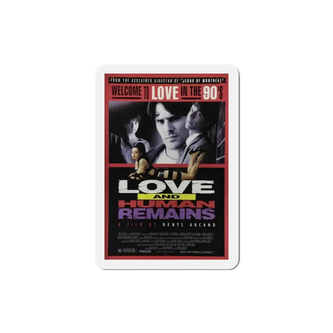 Love And Human Remains 1995 Movie Poster Refrigerator Magnet 4 Inch - The Sticker Space