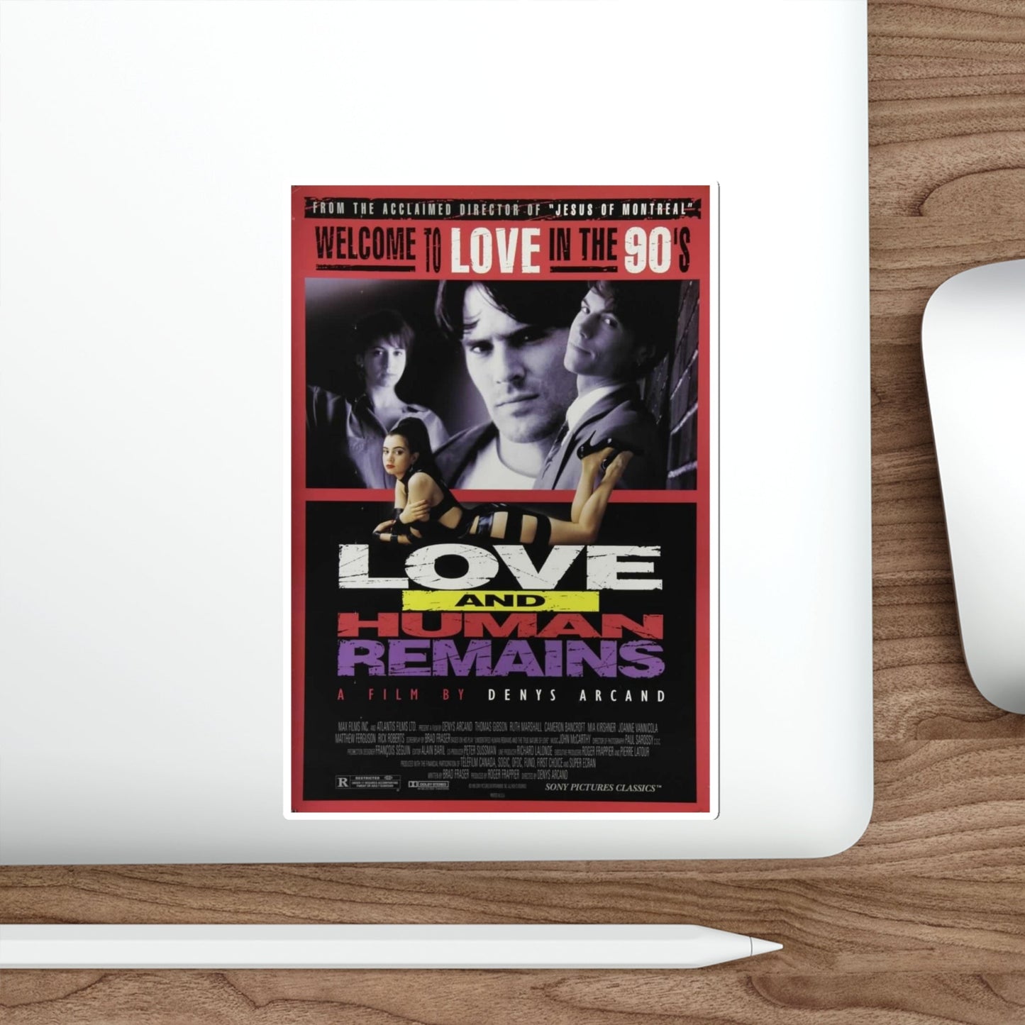 Love And Human Remains 1995 Movie Poster STICKER Vinyl Die-Cut Decal-The Sticker Space