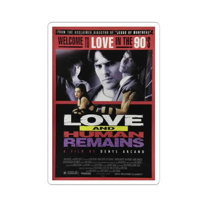 Love And Human Remains 1995 Movie Poster - STICKER Vinyl Kiss-Cut Decal 2 Inch White - The Sticker Space