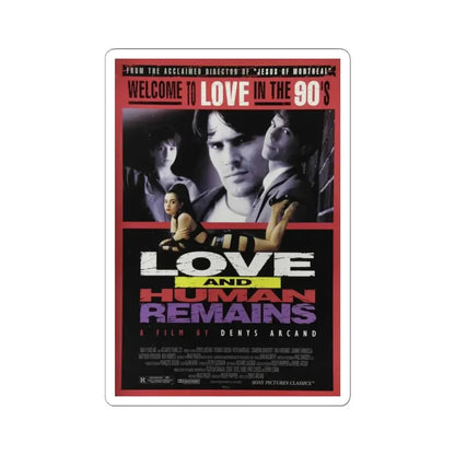 Love And Human Remains 1995 Movie Poster - STICKER Vinyl Kiss-Cut Decal 6 Inch White - The Sticker Space