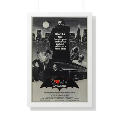 LOVE AT FIRST BITE 1979 - Framed Movie Poster 20" x 30" White - The Sticker Space