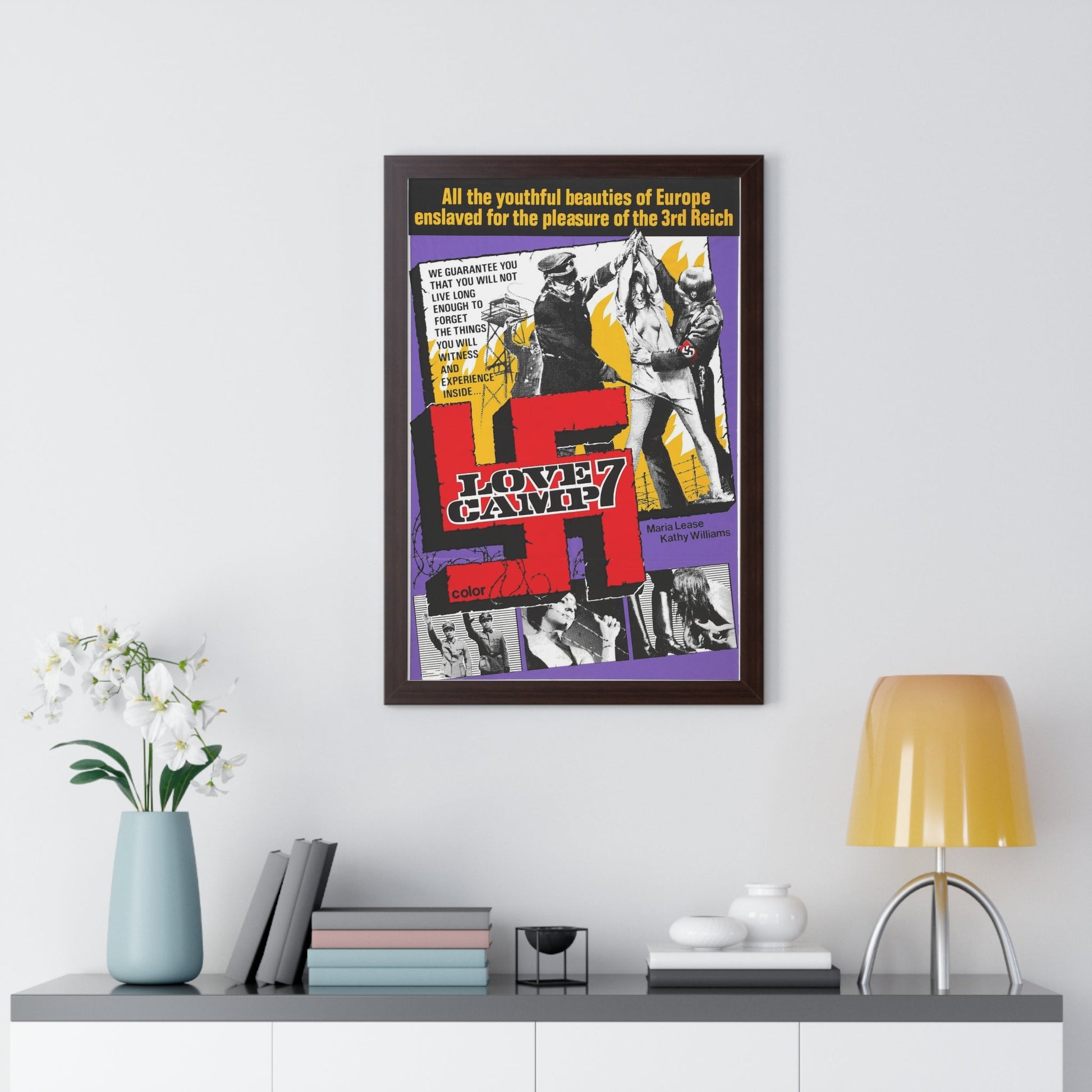 LOVE CAMP 7 1969 - Framed Movie Poster-The Sticker Space