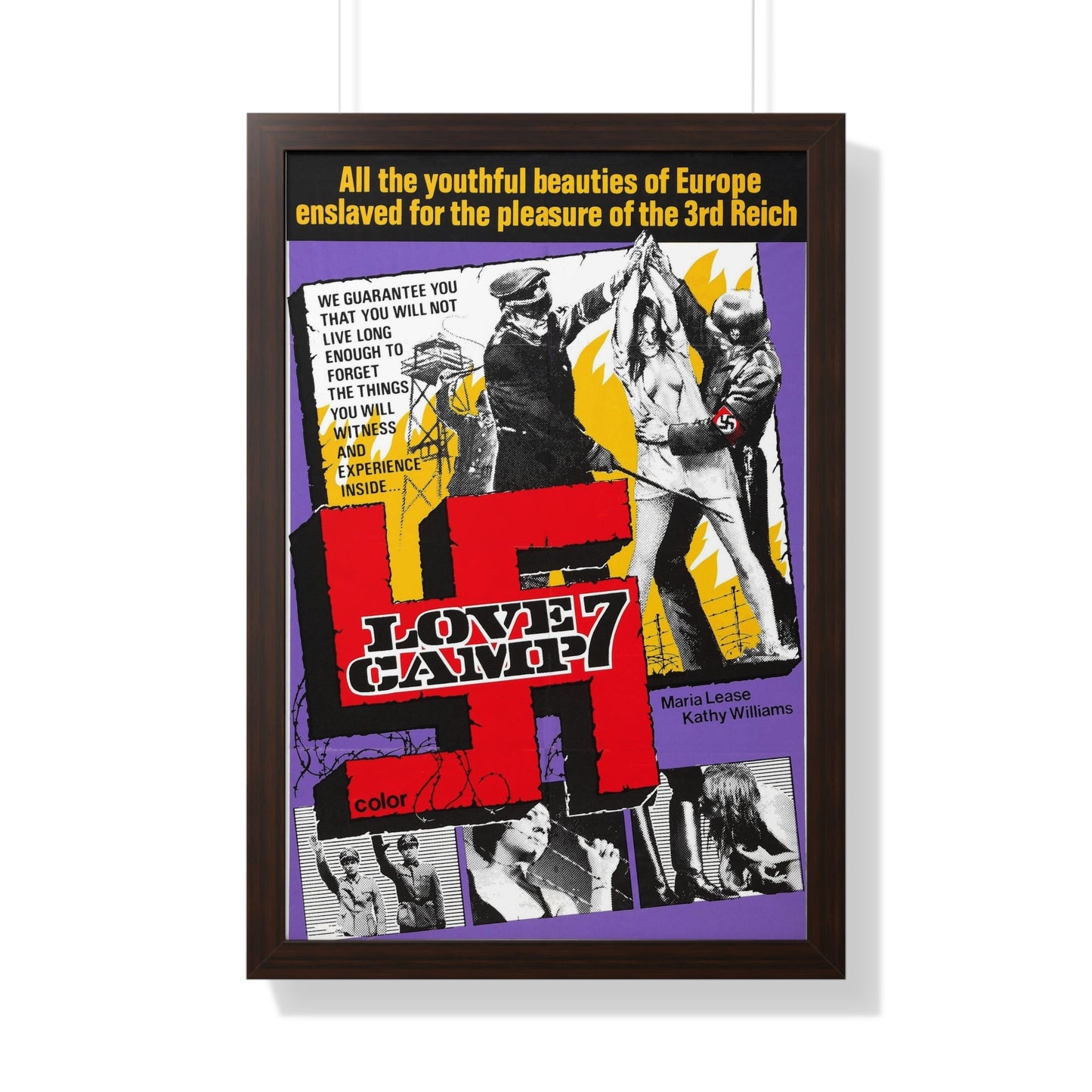 LOVE CAMP 7 1969 - Framed Movie Poster-20" x 30"-The Sticker Space