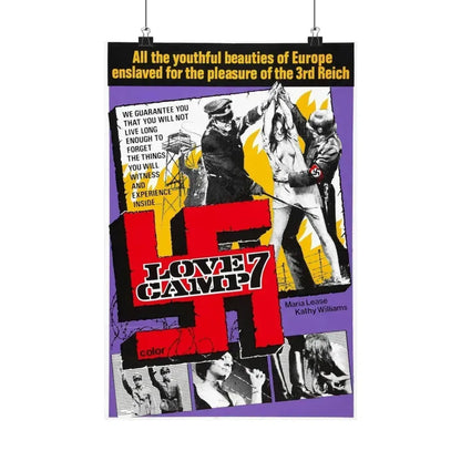 LOVE CAMP 7 1969 - Paper Movie Poster 12″ x 18″ Matte - The Sticker Space